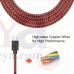 OkaeYa Color Nylon Braided Long & Strong USB 2 Data & Charging Cable.